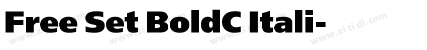 Free Set BoldC Itali字体转换